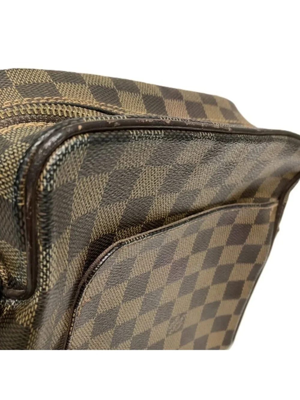 Louis Vuitton Olaf PM Damier Shoulder Bag Canvas